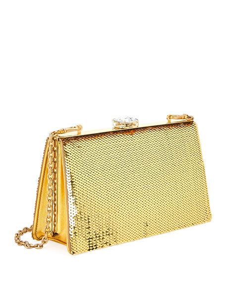 Miu Miu Sequin and Crystal Clutch Bag 